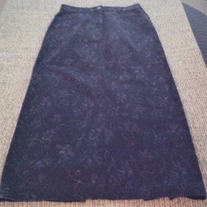 JONES WEAR DENIM MAXI JEANS SKIRT, LIKE NEW